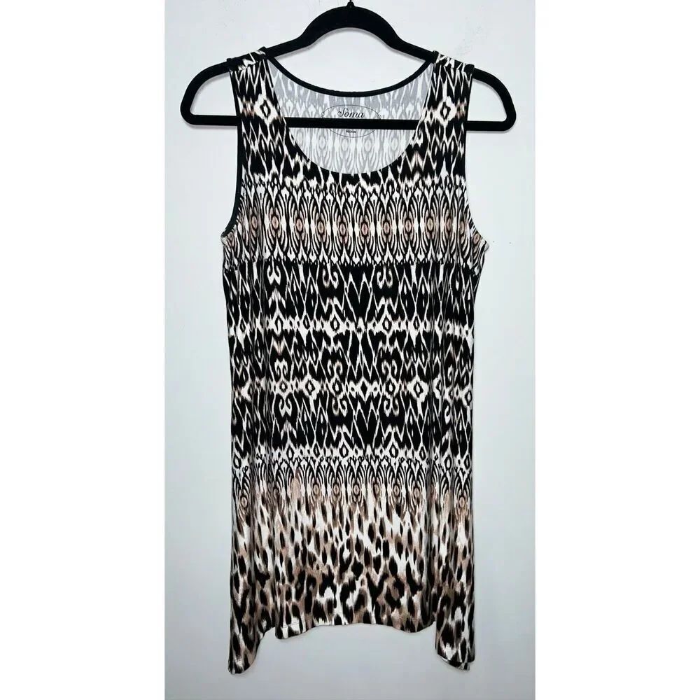 Soma live lounge wear animal print tunic size medium